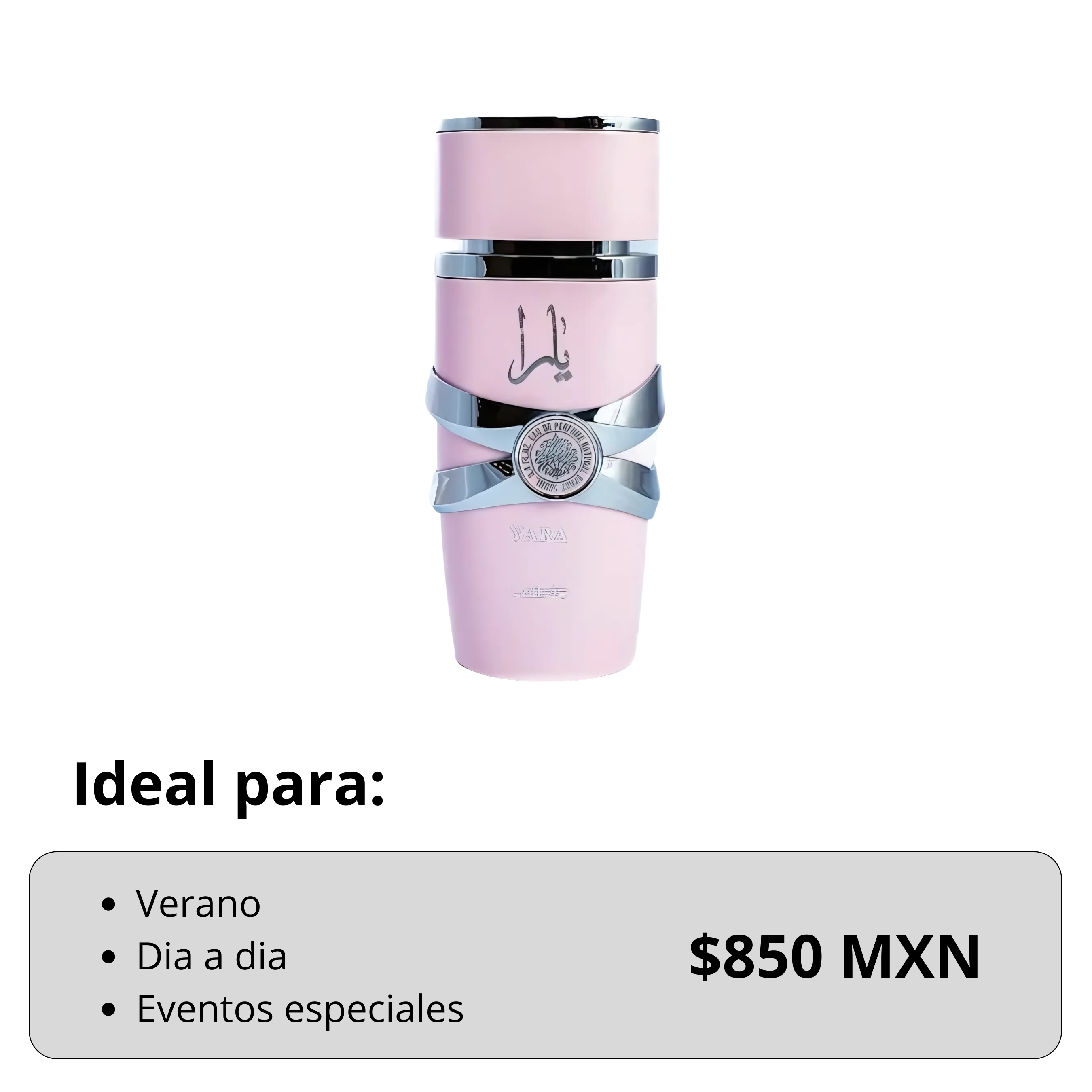 Yara Pink Perfumes para Mujer 100ml